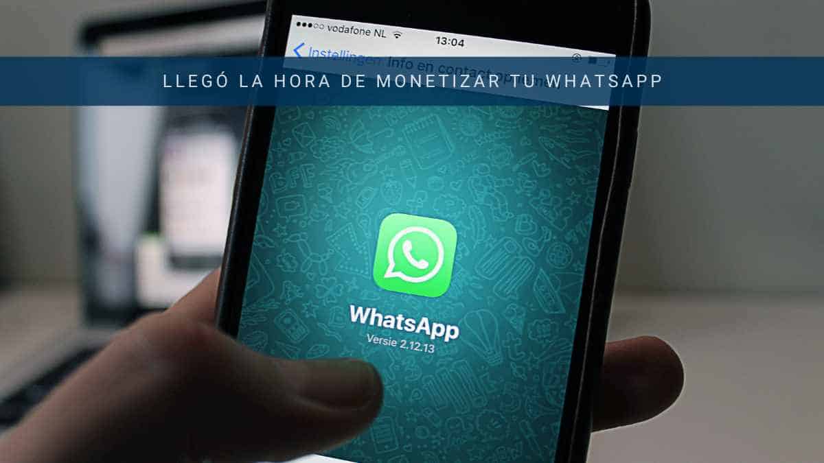 monetizar whatsapp