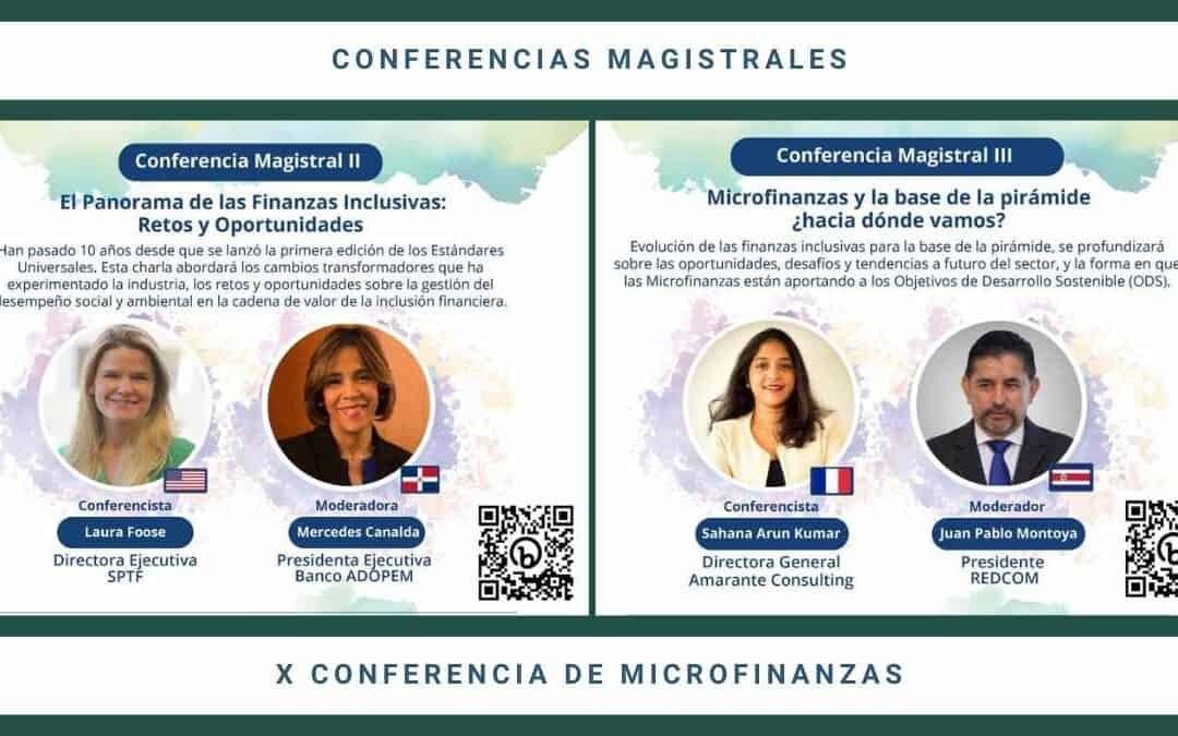 Conferencias Magistrales – X Conferencia de Microfinanzas