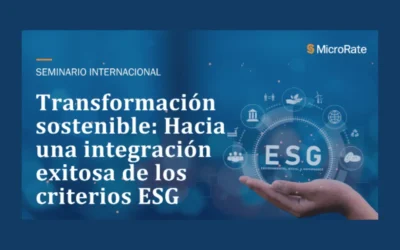 Seminario de Transformación Sostenible: Criterios ESG – últimos cupos