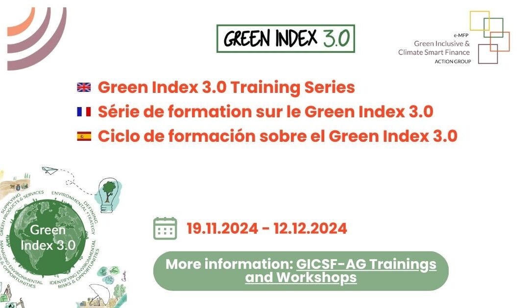 Ciclo de capacitaciones GREEN INDEX 3.0