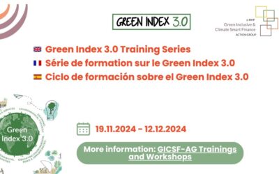 Ciclo de capacitaciones GREEN INDEX 3.0